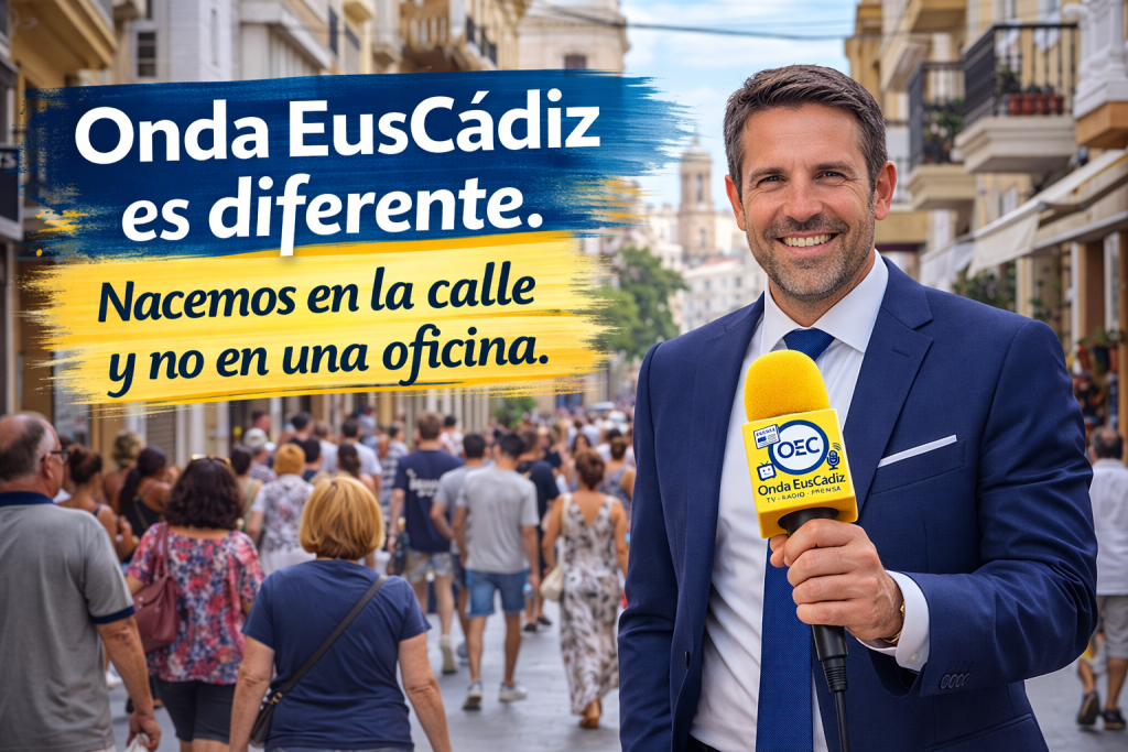 onda EusCádiz en la calle siendo cercana y empática
